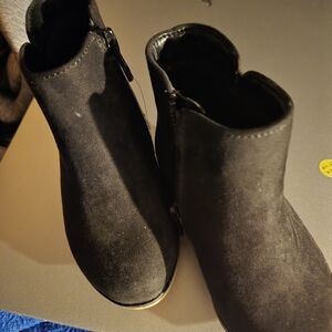 Toddlee Black Ankle Boots